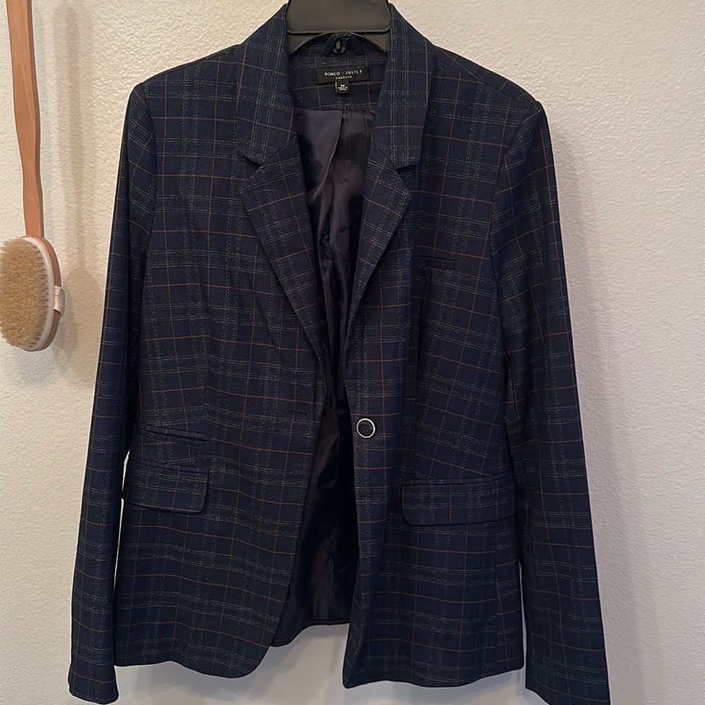 Plaid Blazer